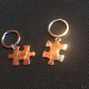 Set of couple’s keychain